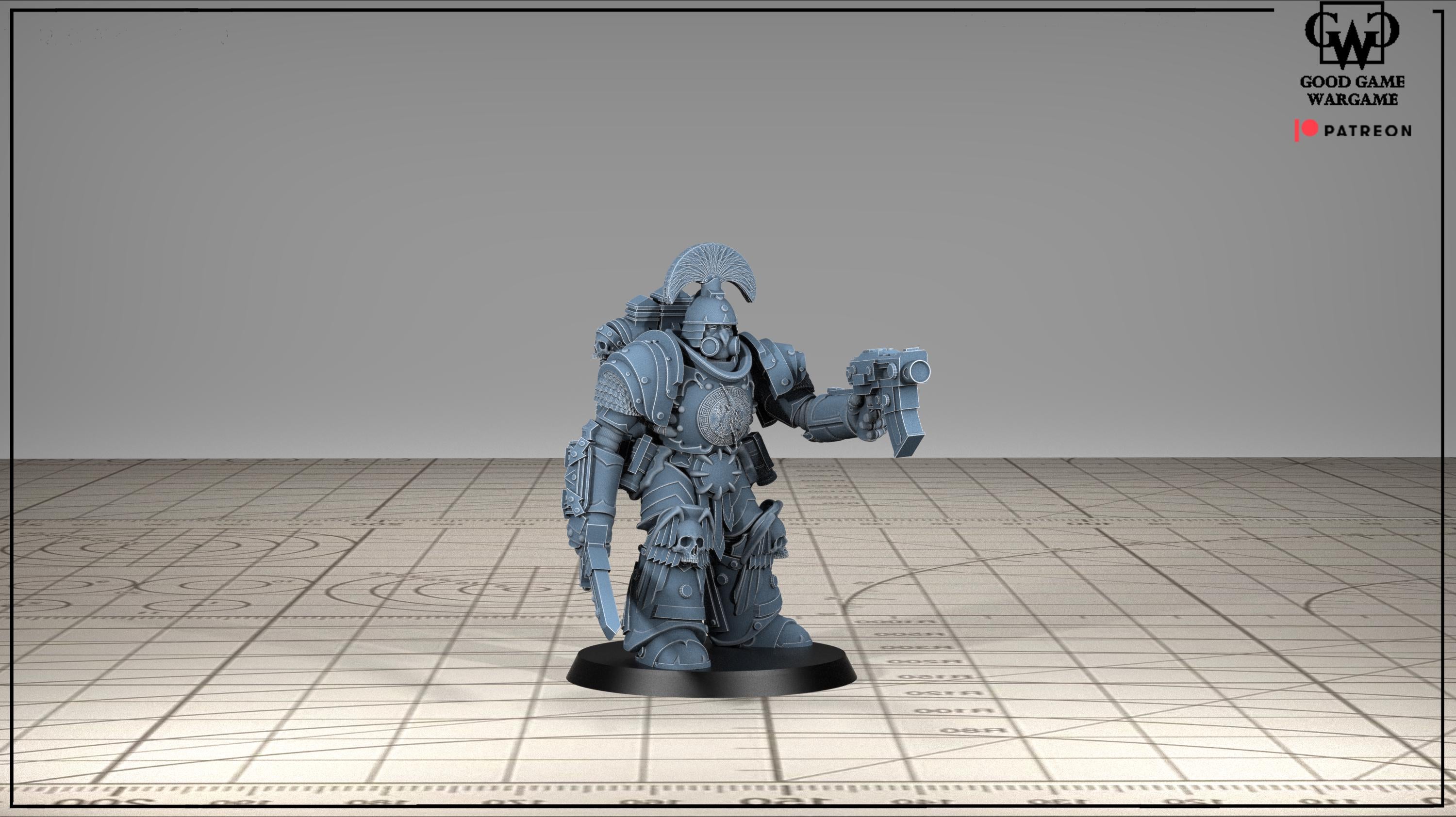 Tonantis Warrior SQ Melee Thunder Warriors SQ Melee Unit by GGW (5 figures supplied) prebuilt