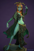 Midnight | Pin-Up Statue Fan Art Miniature Unpainted | Dinamuu3D