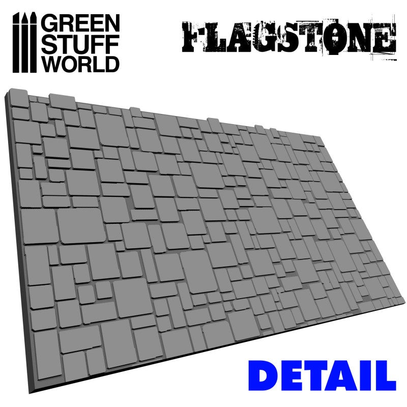 Green Stuff World Rolling Pin Flagstone