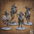 Zeek Rider Miniatures | Blacktongue Assassins | Fantasy D&D Miniature | Artisan Guild