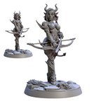 Aurora Darkember Pin-Up | Temple of Ifrit | Fantasy D&D Miniature | Artisan Guild