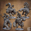 Apefiend Rider Miniatures | Blackcrag Orcs | Fantasy D&D Miniature | Artisan Guild