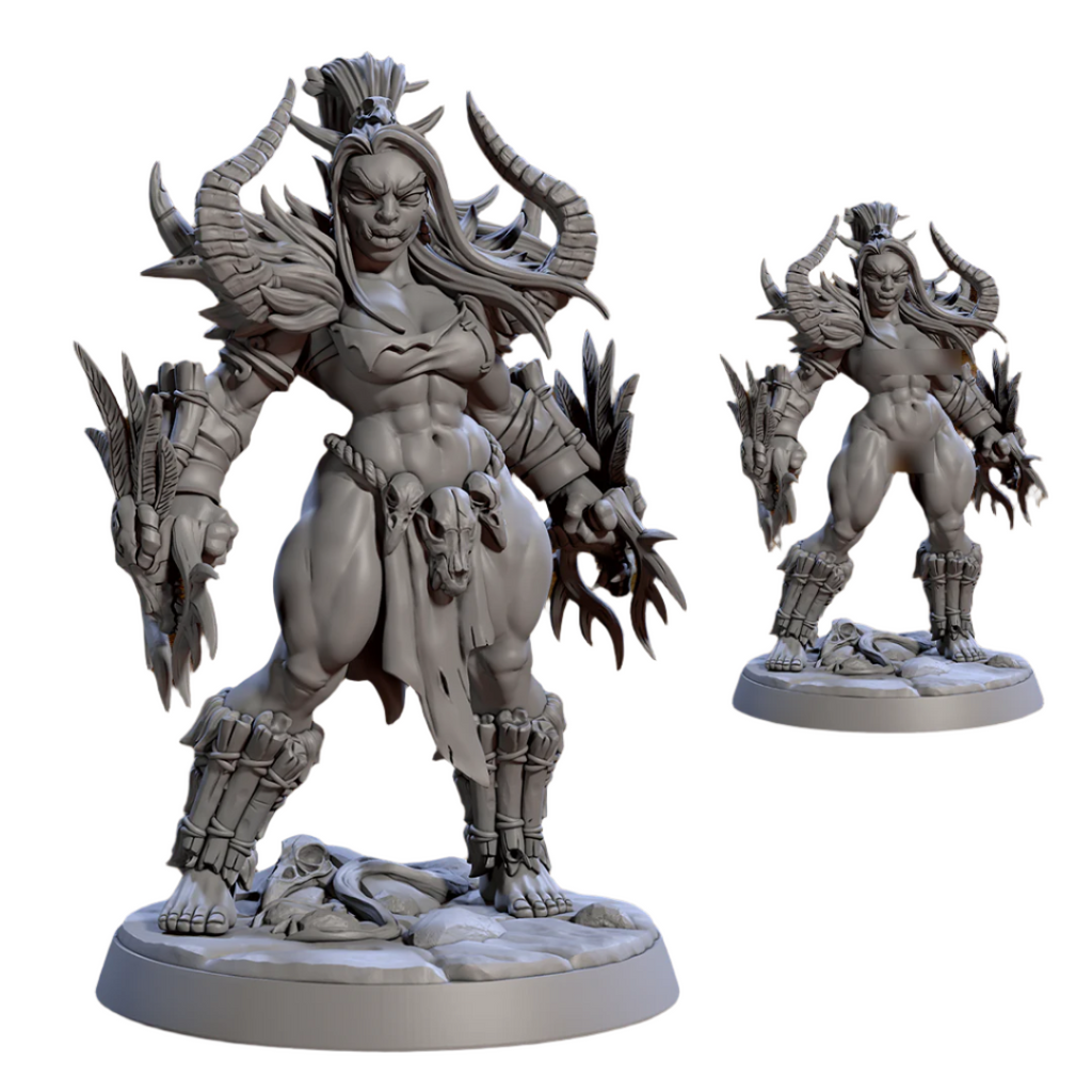 Orc Shaman Vesdra | Blackcrag Orcs | Fantasy D&D Miniature | Artisan Guild | [Multi-Listing]