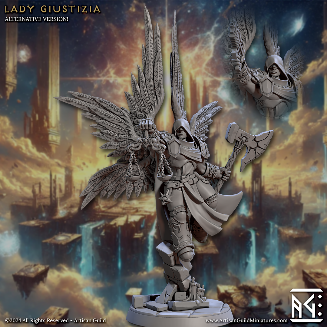 Angelic Justice Lady Giustizia | Wrath of the Malakim | Artisan Guild