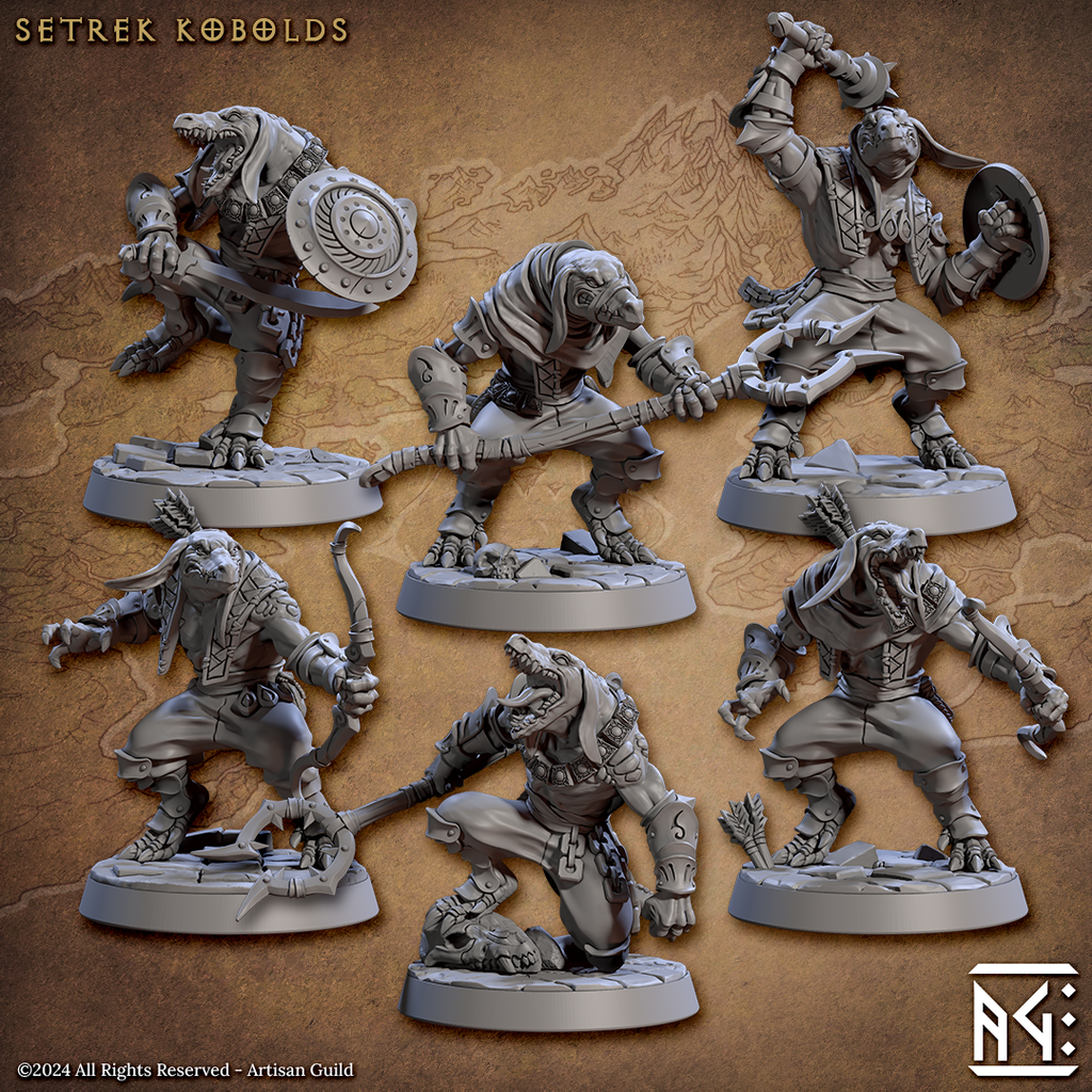Sterek Kobold Miniatures | Temple of Ifrit | Fantasy D&D Miniature | Artisan Guild