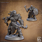 Barbarian Mountain Orc Miniatures | Blackcrag Orcs | Fantasy D&D Miniature | Artisan Guild