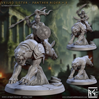Panther Rider Miniatures | Veiled Sisterhood | Artisan Guild