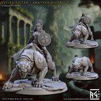 Panther Rider Miniatures | Veiled Sisterhood | Artisan Guild