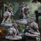 Panther Rider Miniatures | Veiled Sisterhood | Artisan Guild