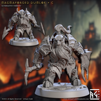 Dwarf Magmaforged Dumlok Miniatures  | Magmaforged Dwarves | Artisan Guild