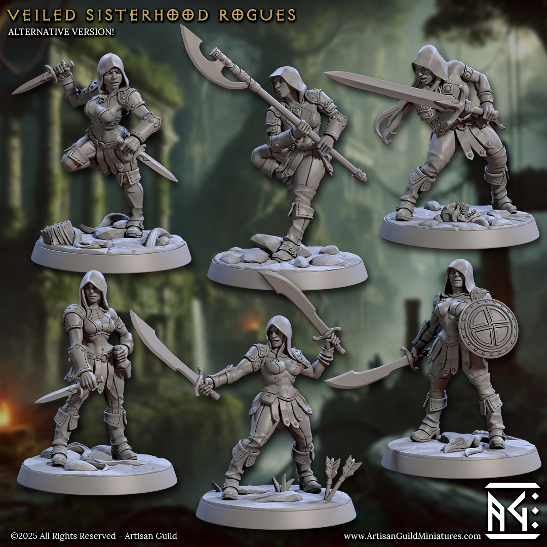 Rogue Miniatures | Veiled Sisterhood | Artisan Guild