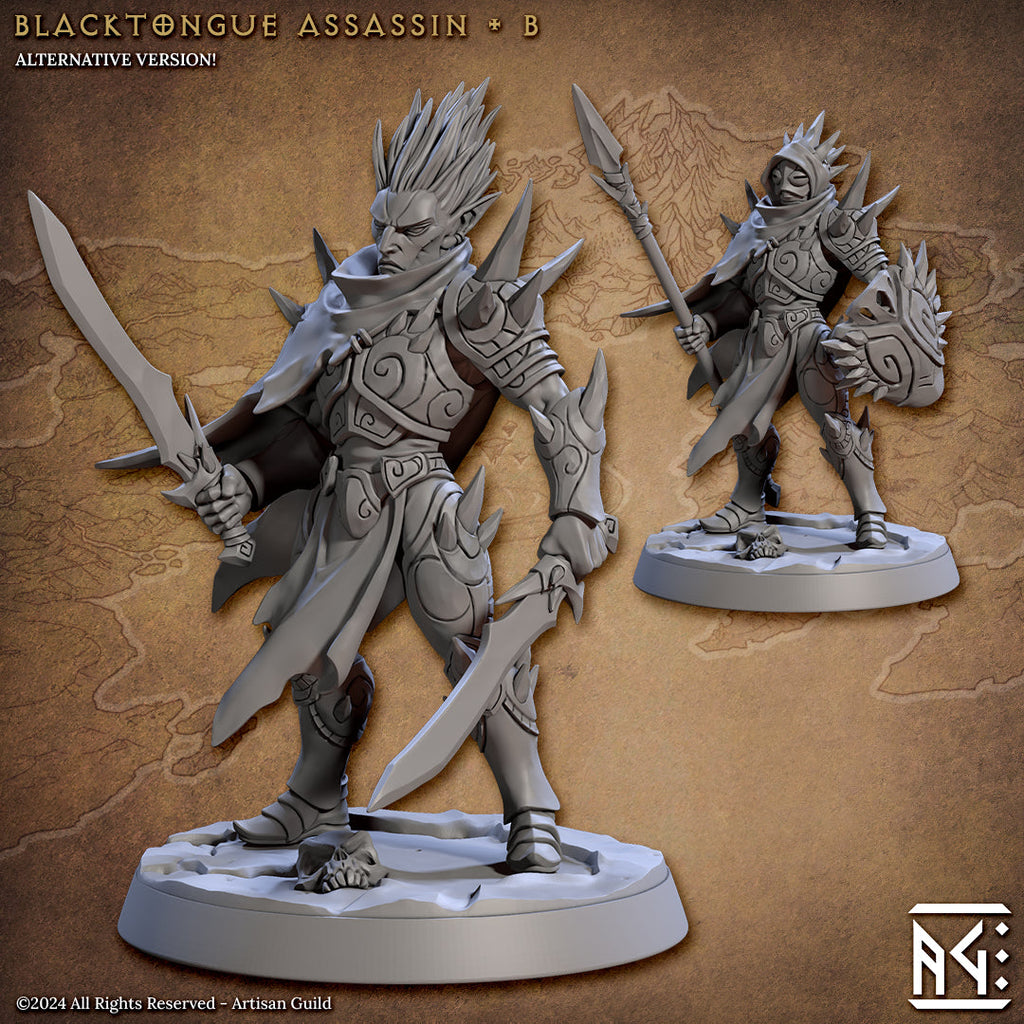 Assassin Miniatures Assassin Miniatures | Blacktongue Assassins | Fantasy D&D Miniature ...