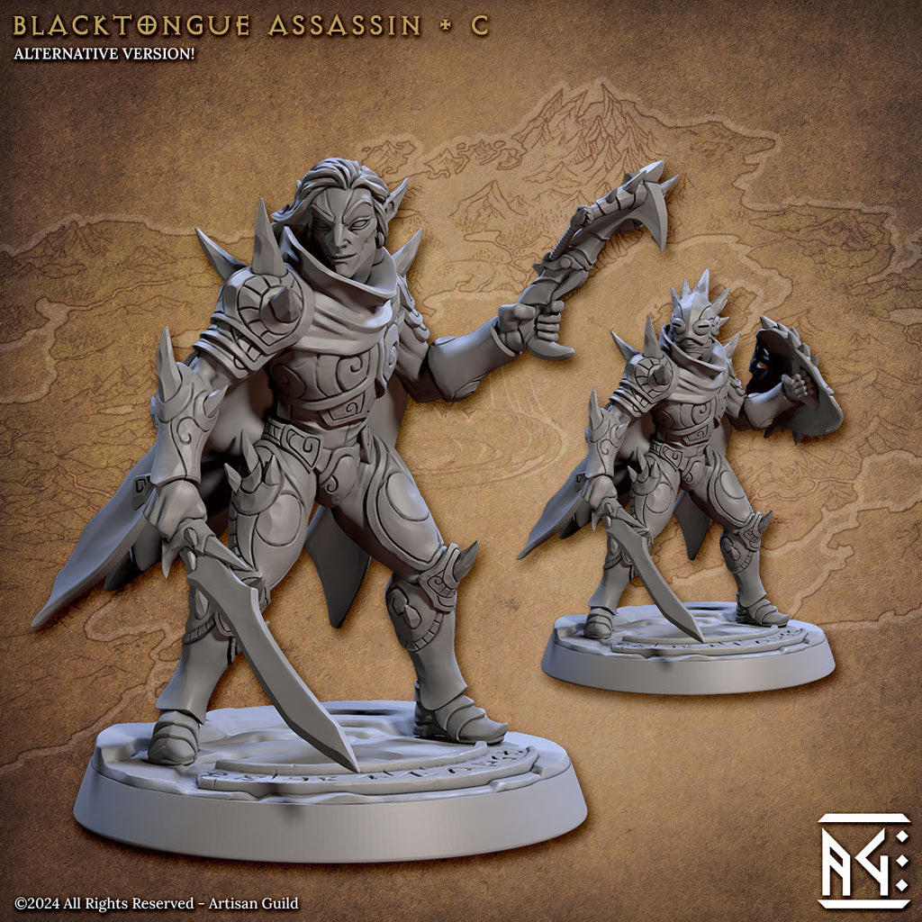 Assassin Miniatures Assassin Miniatures | Blacktongue Assassins | Fantasy D&D Miniature ...