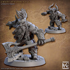 Dwarven Berserker Miniatures | The Quest For Goldvein | Artisan Guild