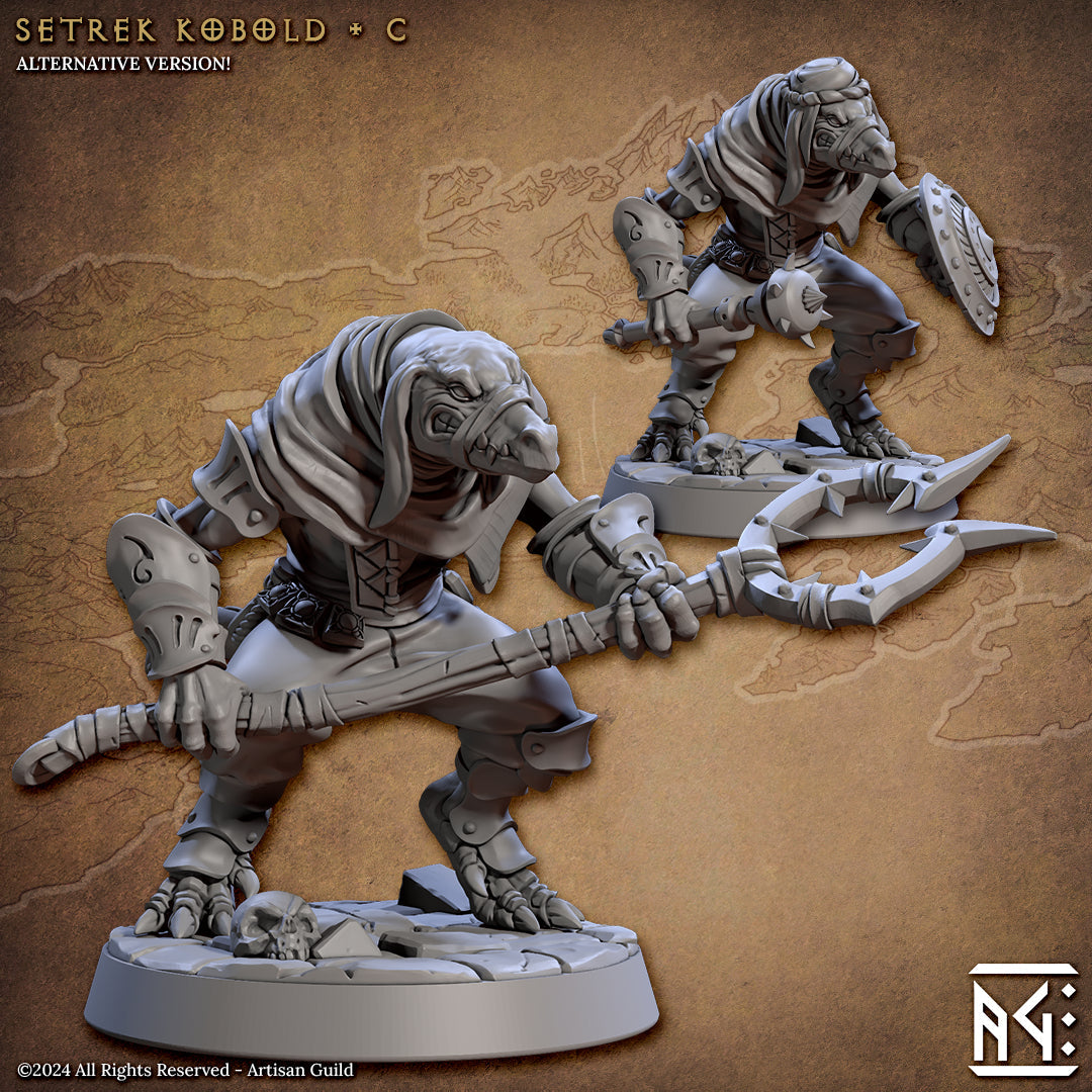 Sterek Kobold Miniatures | Temple of Ifrit | Fantasy D&D Miniature | Artisan Guild