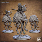 Zeek Rider Miniatures | Blacktongue Assassins | Fantasy D&D Miniature | Artisan Guild
