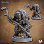 Tortle Turtlekin Miniatures | Jadeshell Turtlekin | Fantasy D&D Miniature | Artisan Guild
