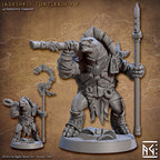 Tortle Turtlekin Miniatures | Jadeshell Turtlekin | Fantasy D&D Miniature | Artisan Guild