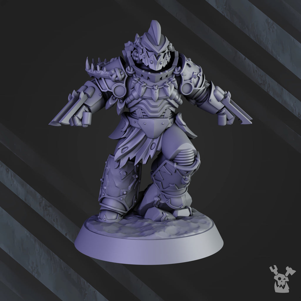 White Megaladon Clan Tangaroa 7 Ocean Beas | Battle Brothers | DakkaDakka