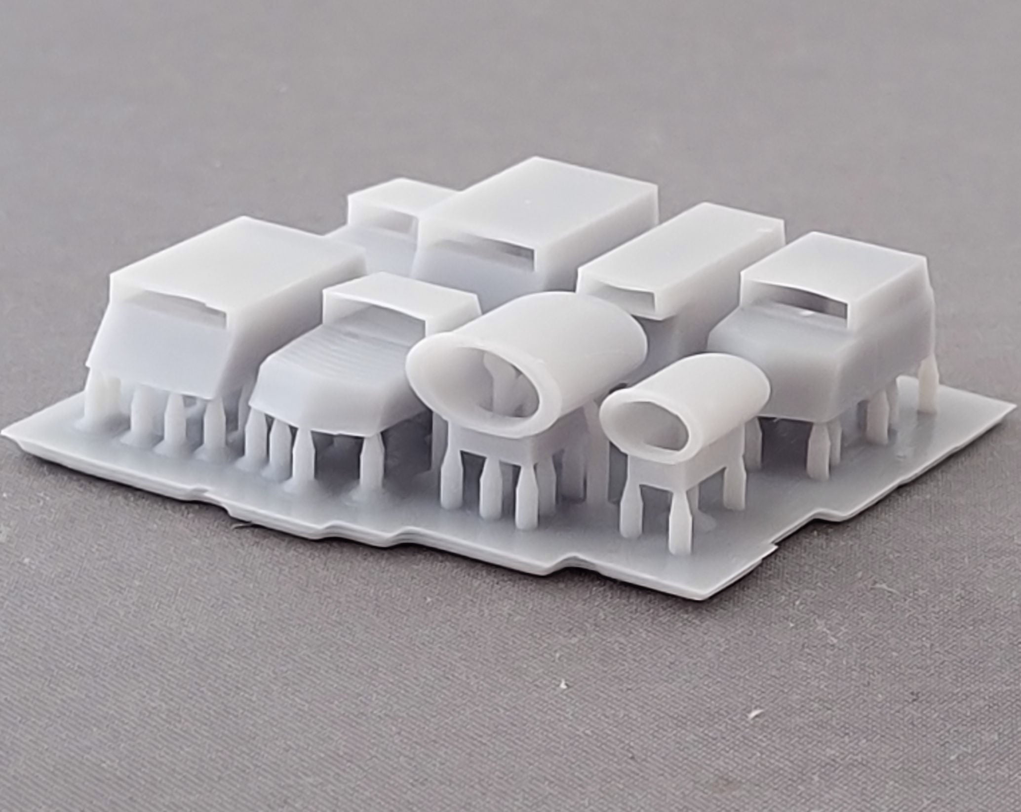 1:43rd 70s style custom car hood scoops