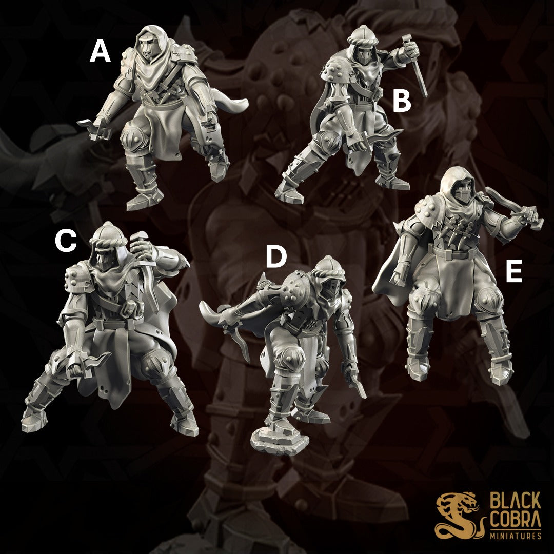 Iron Trencher Assassins | Trench Grimdark | Black Cobra Miniatures