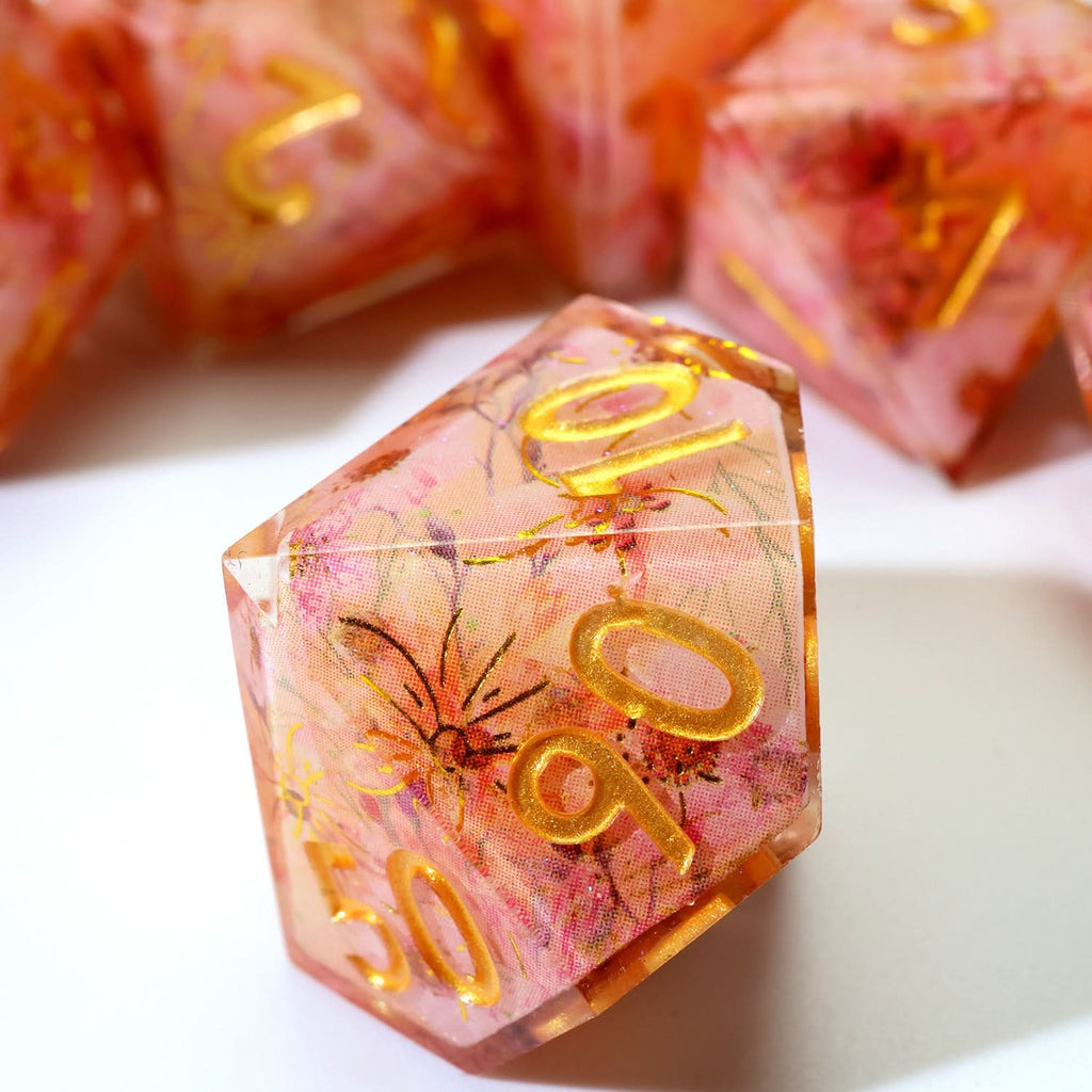 Fey Blossom | Art Core Dice | 7 Piece Set