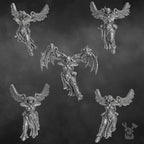 Blightshield Airborne Witch Miniatures | Grimdark Proxy Miniature | DakkaDakka