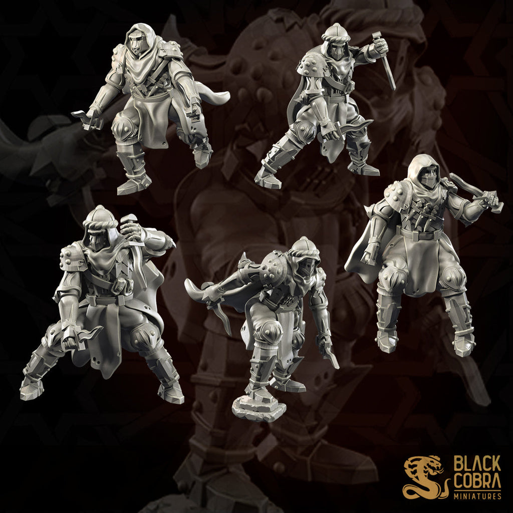Iron Trencher Assassins | Trench Grimdark | Black Cobra Miniatures