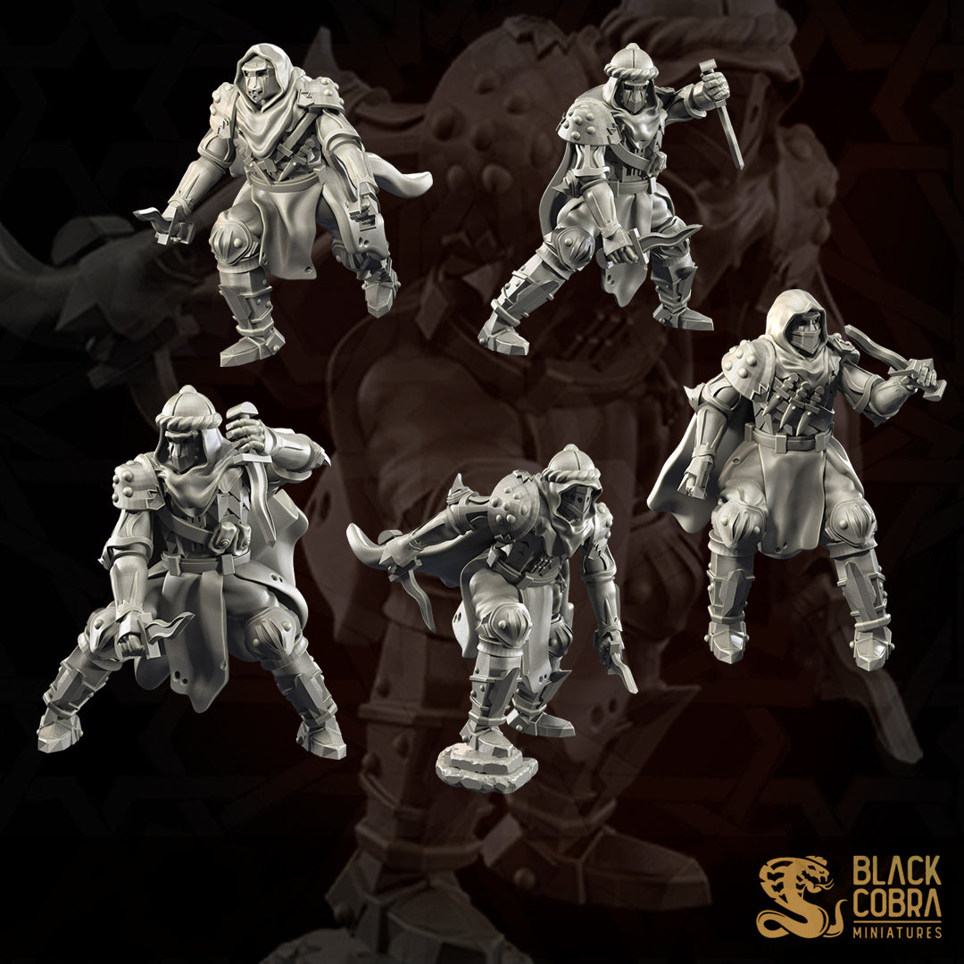 Iron Trencher Assassins | Trench Grimdark | Black Cobra Miniatures