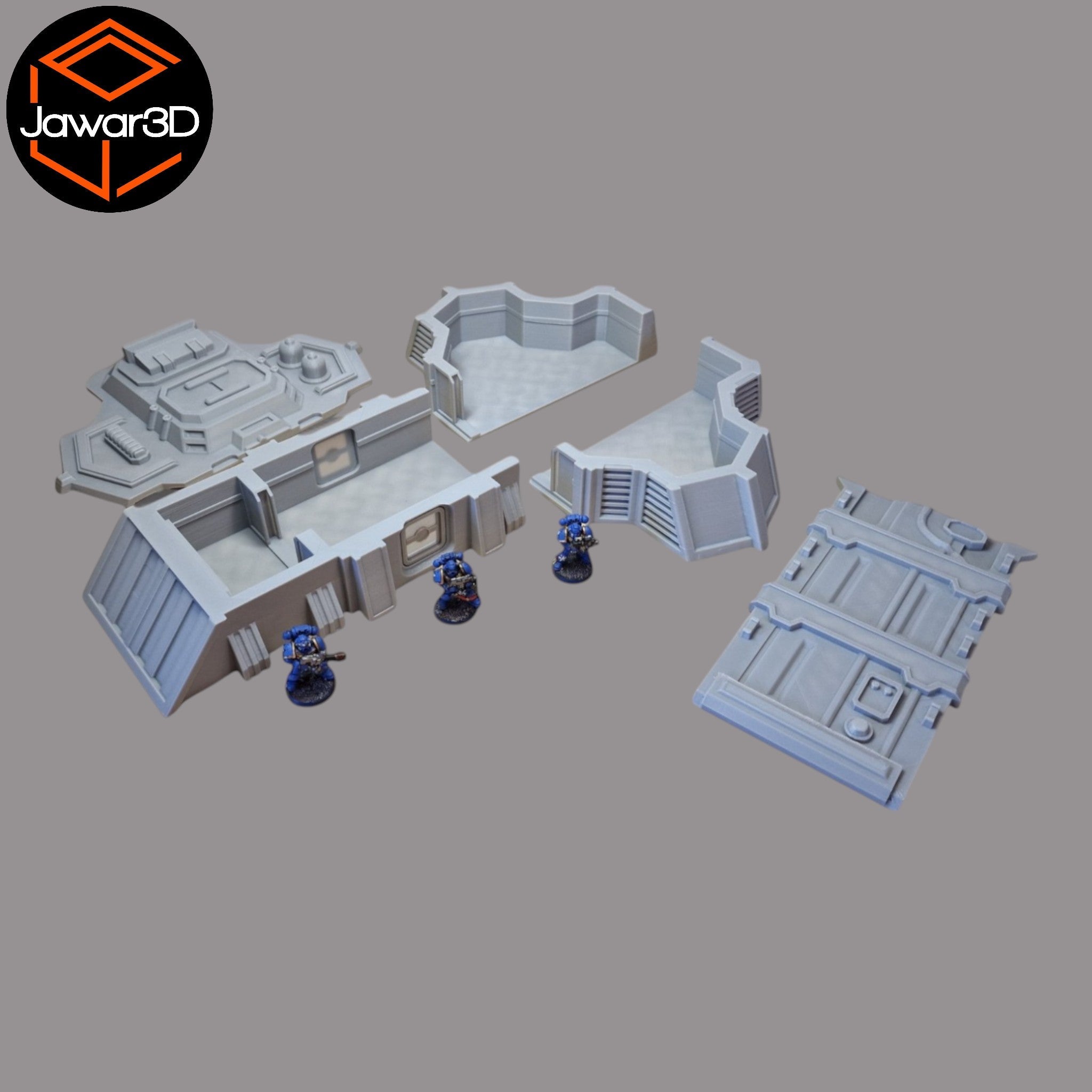 Marine HQ - 28mm Wargaming Scatter Terrain Scenery Tabletop Miniature