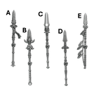Spears Primal Hounds Conversion Bits For 28mm 32mm Sci-fi Space Knights