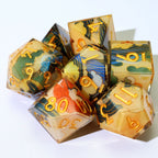 Whispering Glade | Art Core Dice | 7 Piece Set