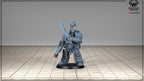 Tonantis Warrior SQ Melee Thunder Warriors SQ Melee Unit by GGW (5 figures supplied) prebuilt
