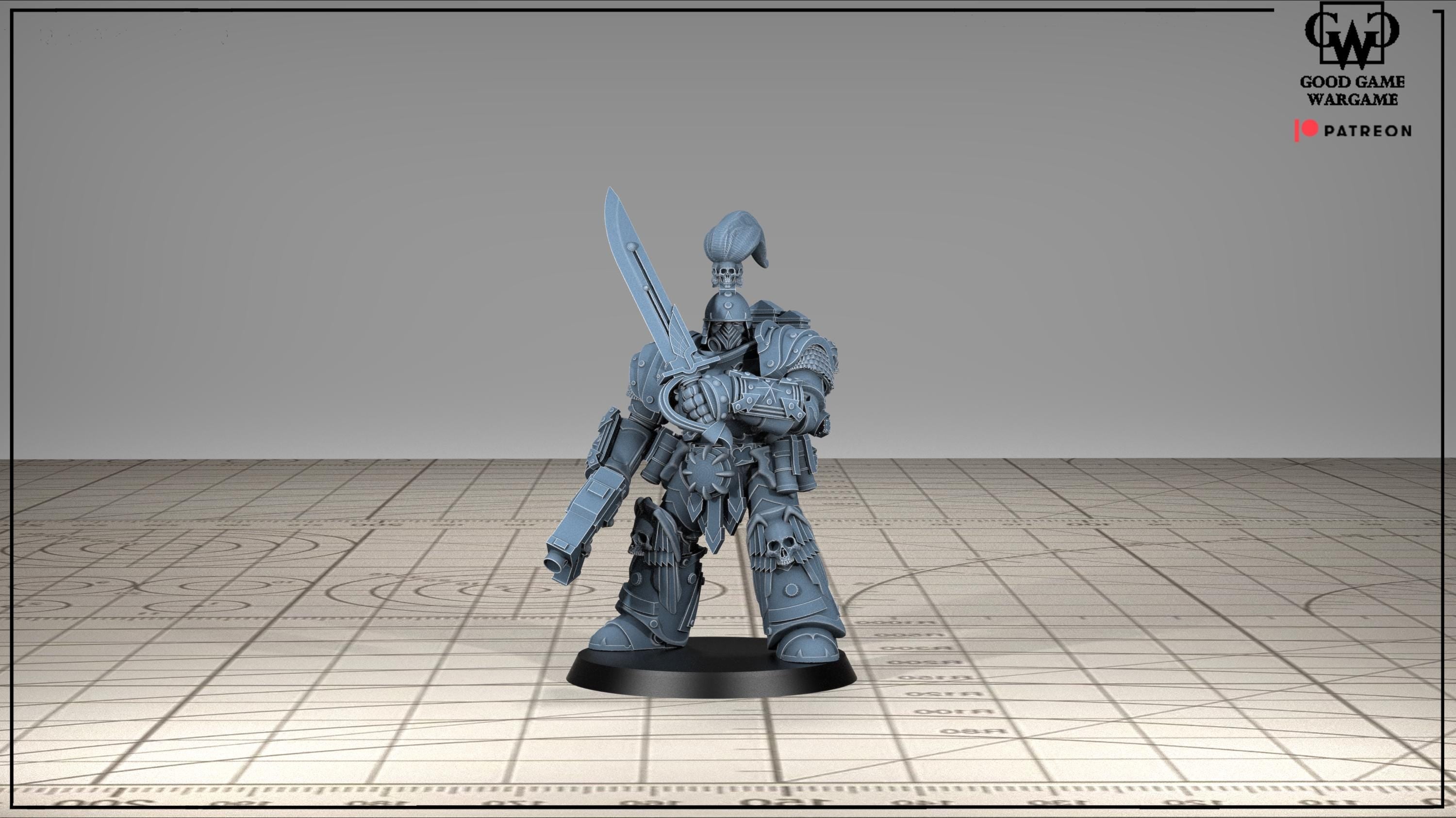 Tonantis Warrior SQ Melee Thunder Warriors SQ Melee Unit by GGW (5 figures supplied) prebuilt