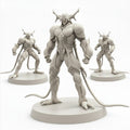 Cyberpunk Guyver Inspired Battle Creature Full Blast Form Miniatures Papsikels Resin RPG Model