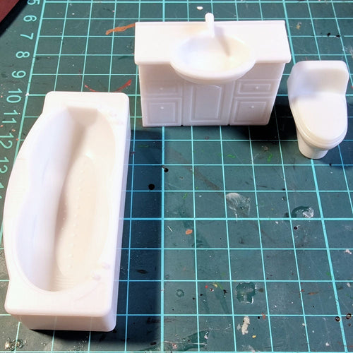 1:24 Modern Bathroom Set