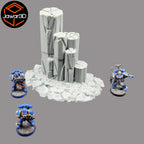 Crystal Formation - 28mm Wargaming Scatter Terrain Scenery Tabletop Miniature
