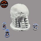 Head Statue - 28mm Wargaming Scatter Terrain Scenery Tabletop Miniature