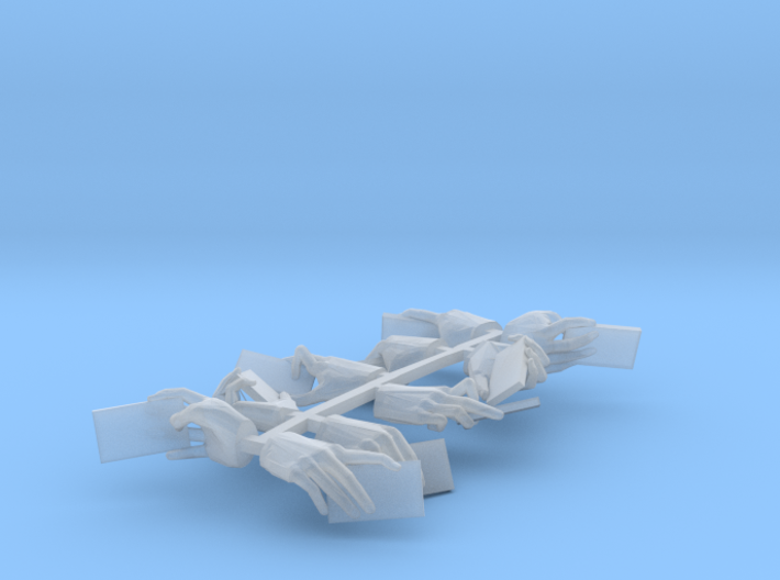 1:32 Hands Holding Smartphones