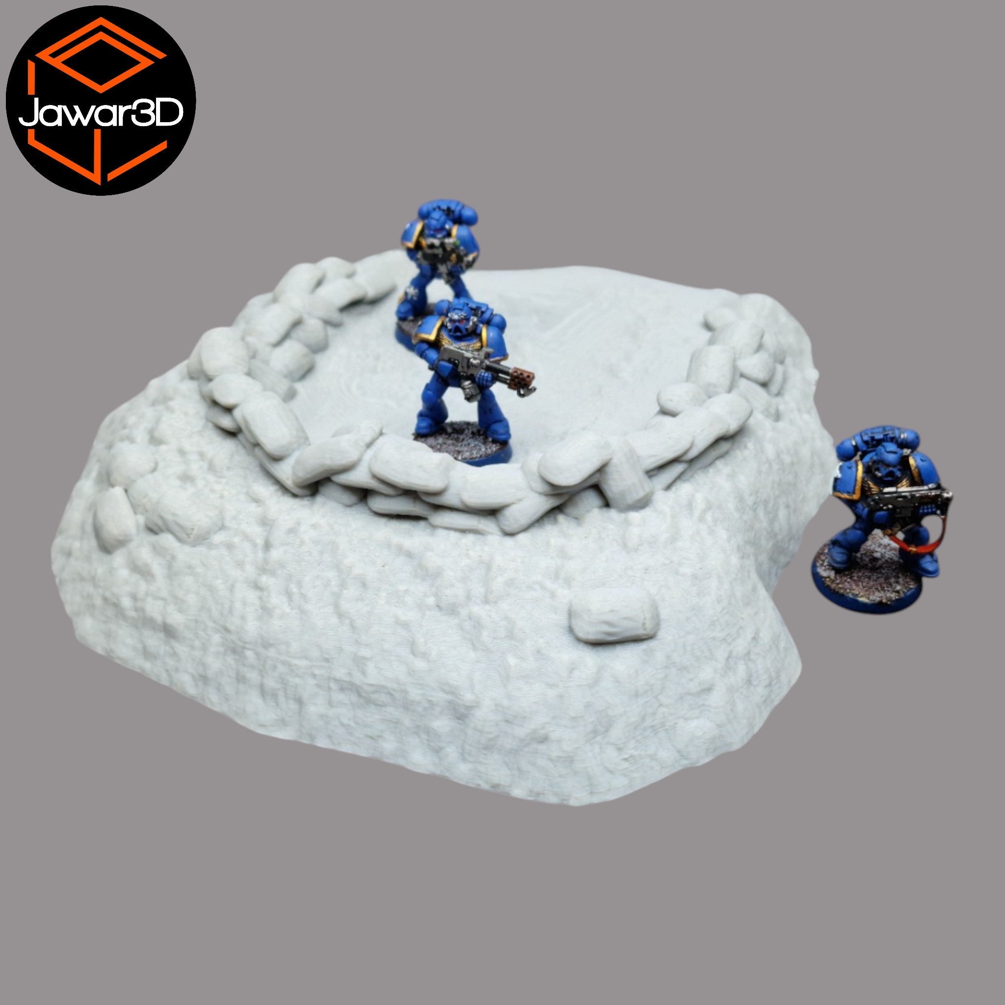 Vehicle Emplacement - 28mm Wargaming Scatter Terrain Scenery Tabletop Miniature