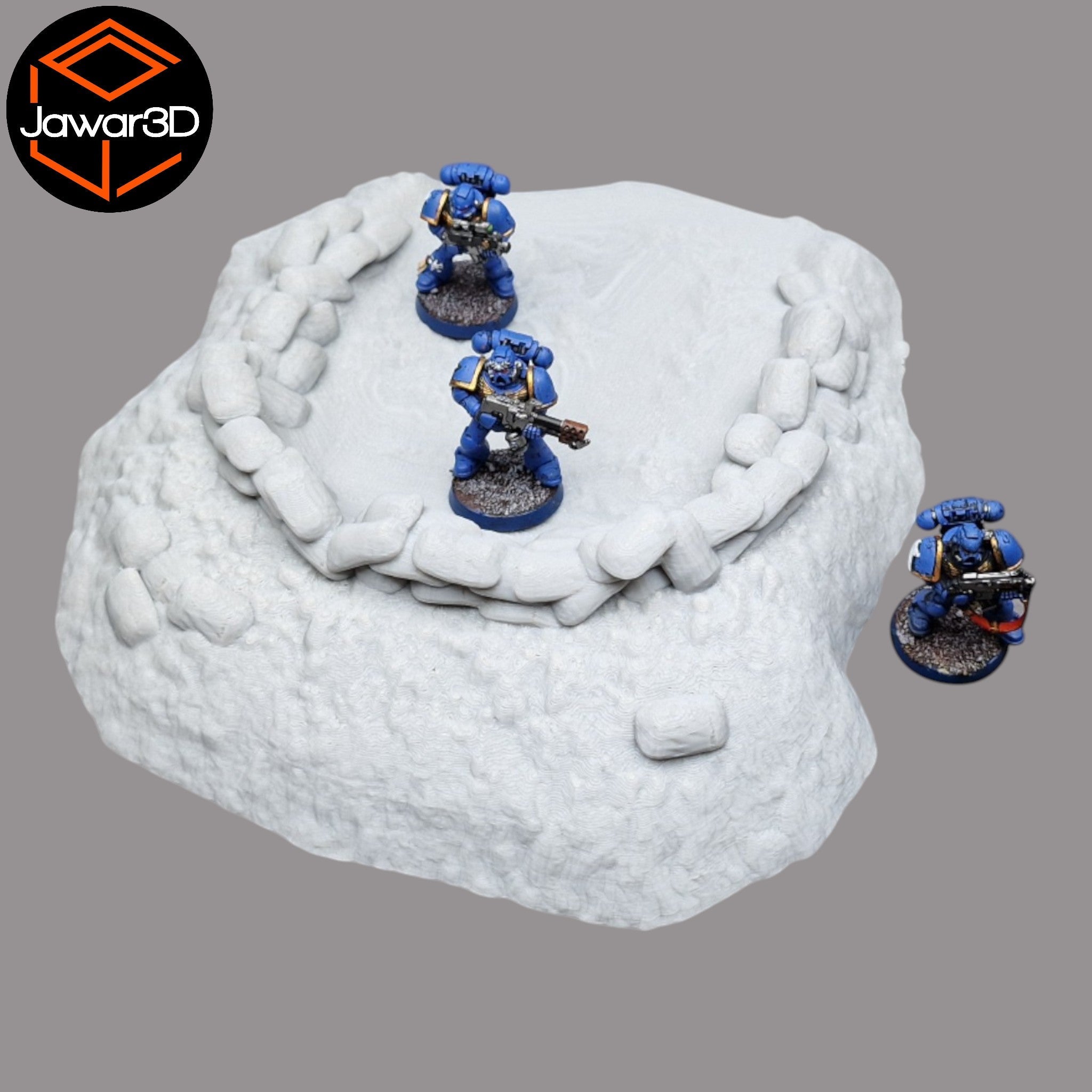 Vehicle Emplacement - 28mm Wargaming Scatter Terrain Scenery Tabletop Miniature