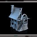 Beetroot House In Ruins - 28mm DND/Wargame/RPG Terrain