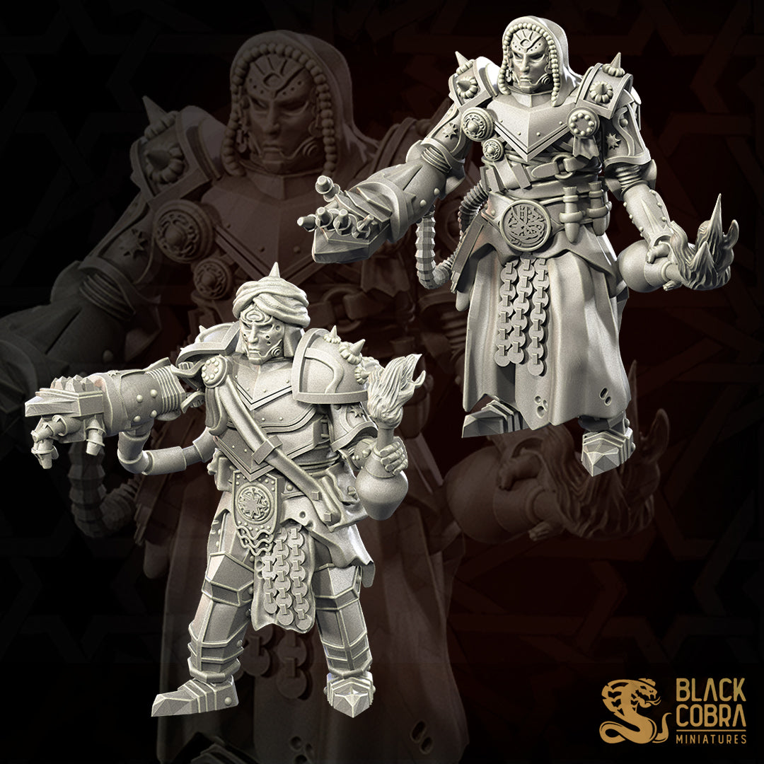 Iron Trencher Alchemist Miniatures | Trench Grimdark | Black Cobra Miniatures