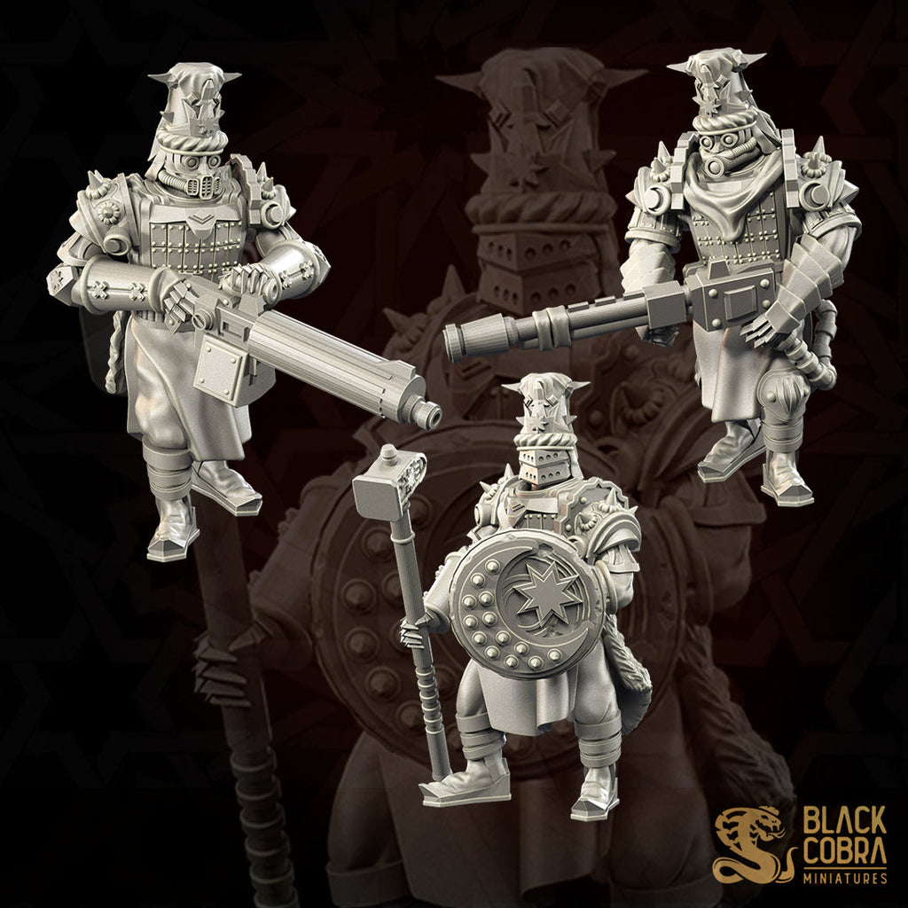 Iron Trencher Elite Guard Miniatures | Trench Grimdark | Black Cobra Miniatures