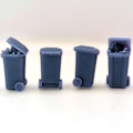 28mm (1:56) Wheelie Bins (4)