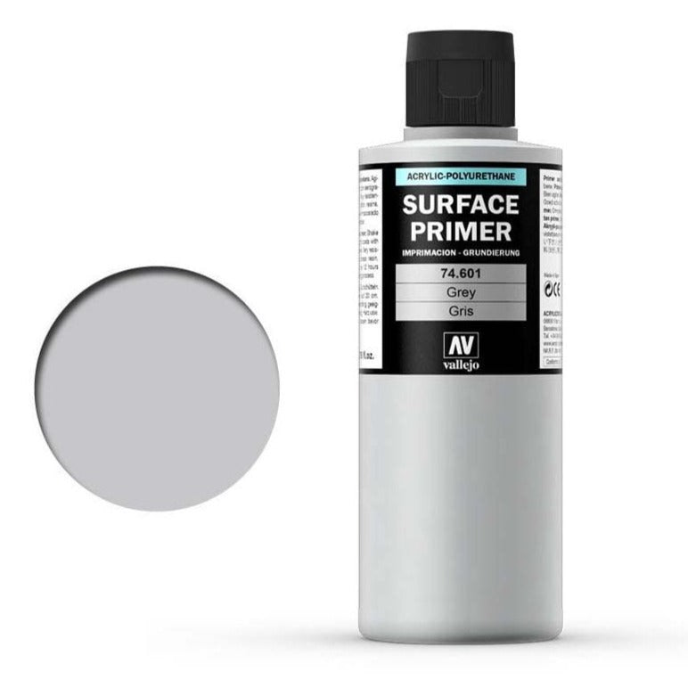 Vallejo Acrylic - Primer Grey 200ml - VAL74601