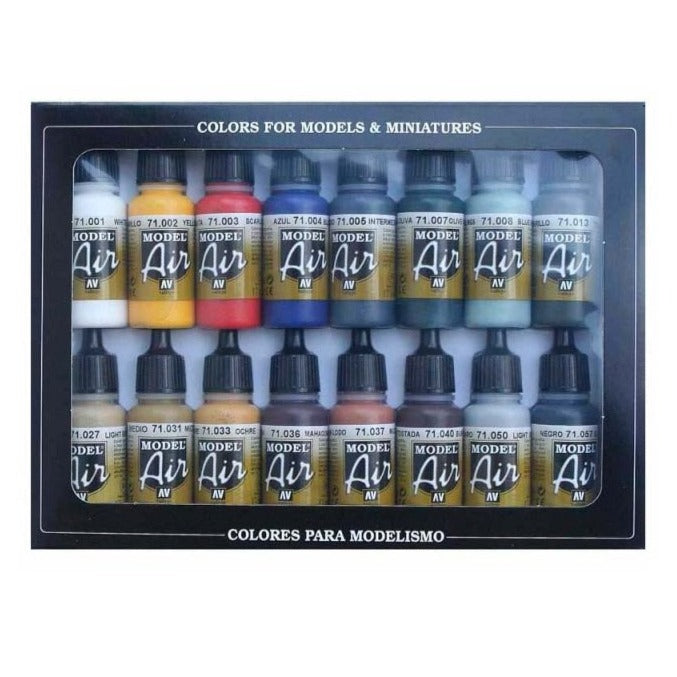 Vallejo Model Air Set - Basic Colours