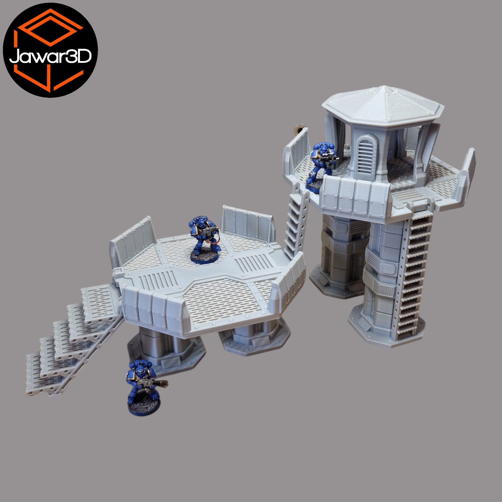 Nyxar Platforms - 28mm Wargaming Scatter Terrain Scenery Tabletop Miniature