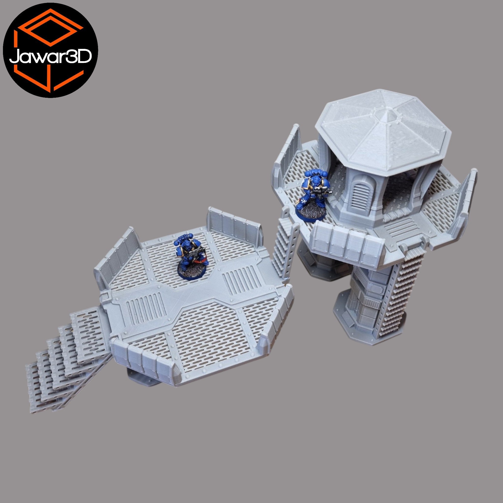 Nyxar Platforms - 28mm Wargaming Scatter Terrain Scenery Tabletop Miniature