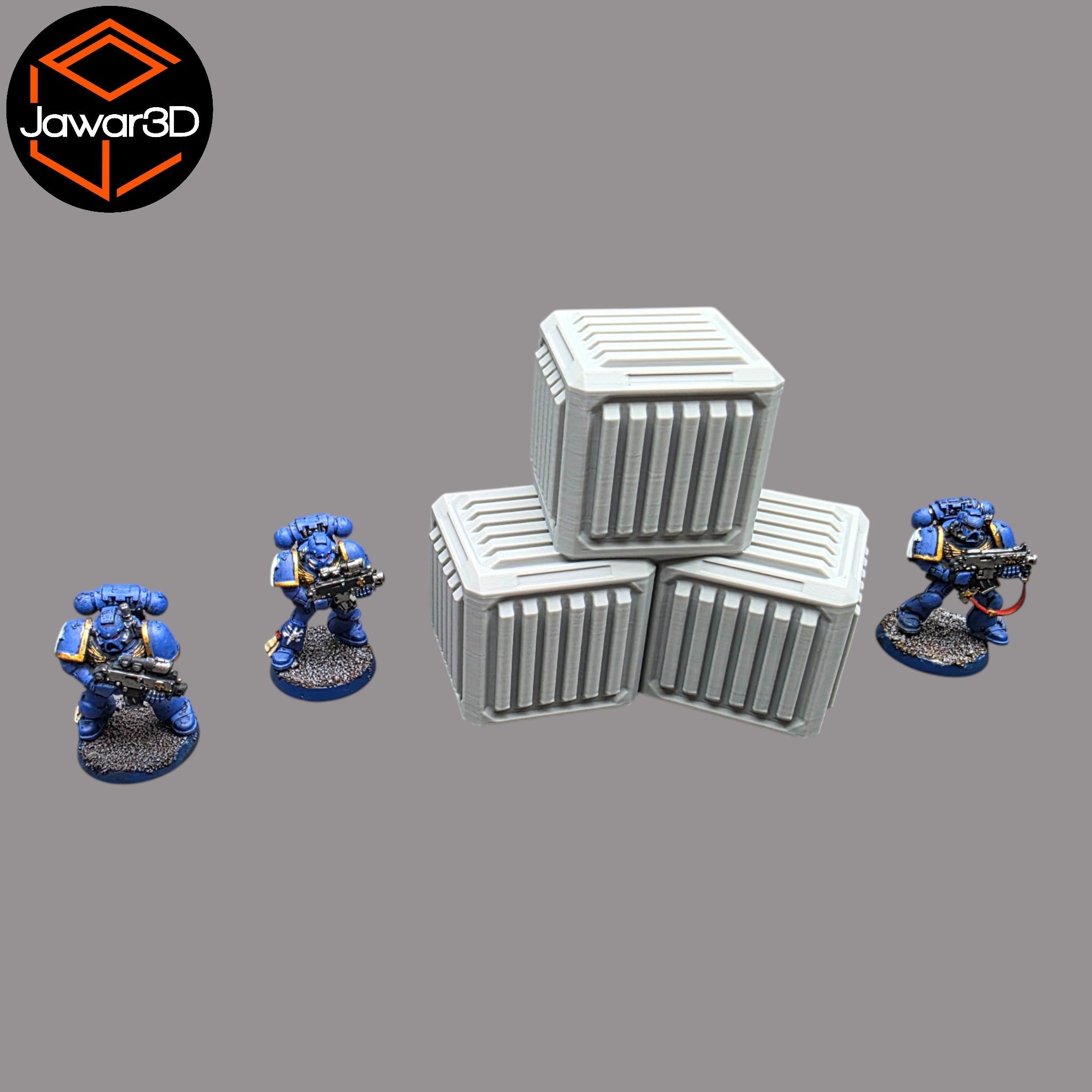 Nyxar Crates - 28mm Wargaming Scatter Terrain Scenery Tabletop Miniature